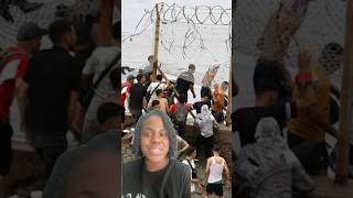 ‼️BREAKING NEWS ‼️ 60k Morocco immigrants rushed Ceuta Spain border #worldnews #news #border ￼￼