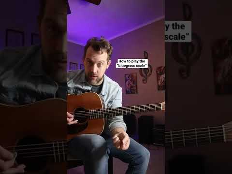 How to play the “bluegrass scale” #shorts
