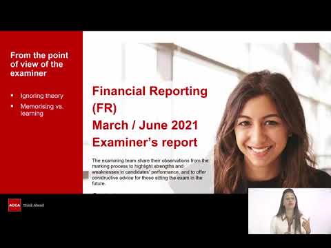 Financial Reporting - Succeeding Section A