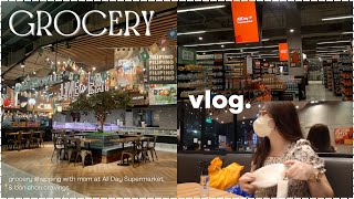 Grocery Shopping Vlog 🛒 All Day Supermarket (aesthetic silent vlog)