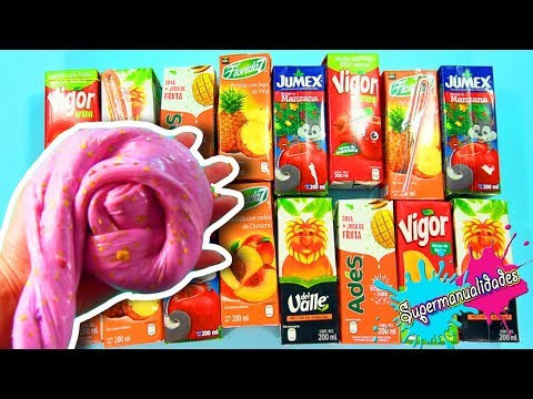 DON'T choose the wrong juice to make Slime / Supermanualidades