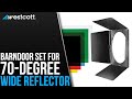 Barndoor Set for 70-Degree Wide Reflector