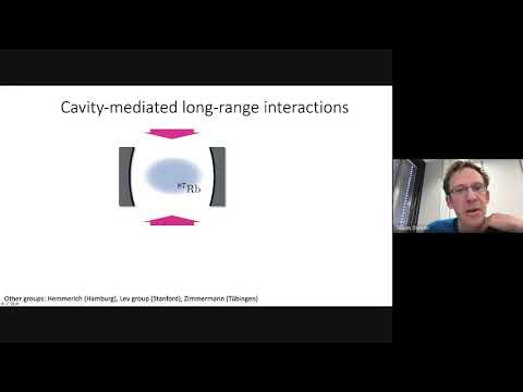 Driven-dissipative phase transitions in a crystal of matter and light, by Tobias Donner, ETH Zurich