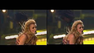 Britney Spears - What is like to be me Live Dream Tour - DVD vs HBO broadcast comparison (HBO Audio)