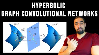 Hyperbolic Graph Convolutional Networks | Geometric ML Paper Explained