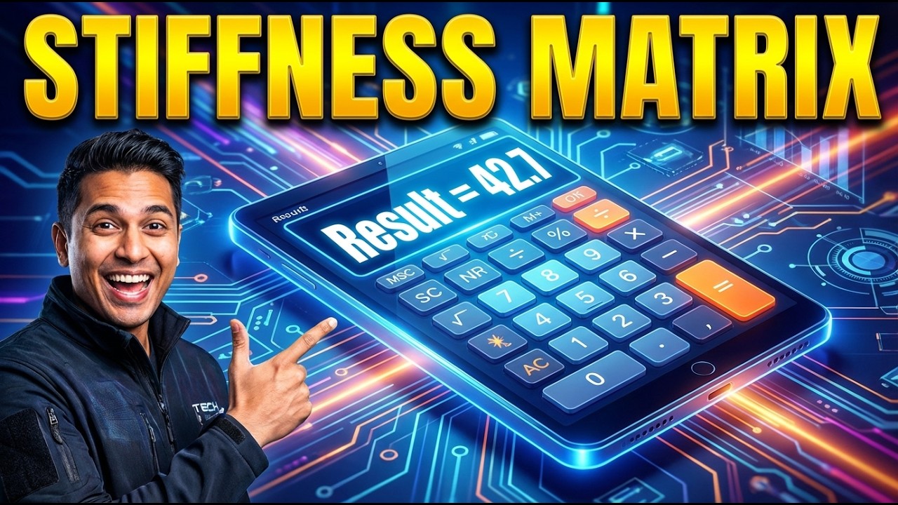 Stiffness Matrix Interactive Calculator