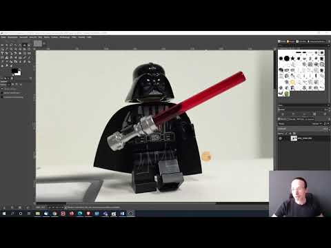 GIMP: Bildbearbeitung, Teil 3b - Freistellen/ Magnetische Schere / Zauberstab (LEGO Star Wars)