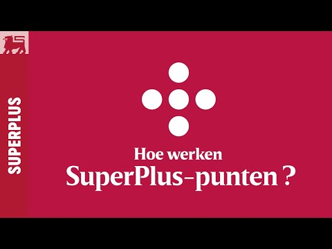 Part of a video titled Hoe werken SuperPlus-punten? - YouTube