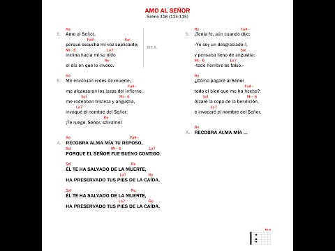 Amo al señor