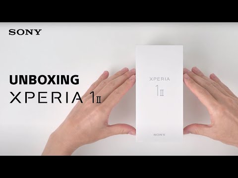 Unboxing: Sony Xperia 1 II