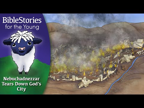 Day 186 Nebuchadnezzar Tears Down Gods City ~ Daily Bible Stories for Children & Learners