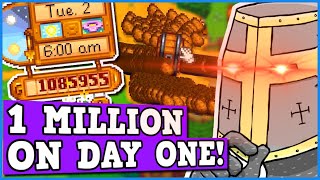 STARDEW VALLEY Is Perfectly Balanced Game With No Exploits - 1 Million Gold On Day 1 Challenge