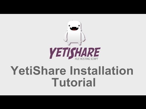 Yetishare Installation Tutorial