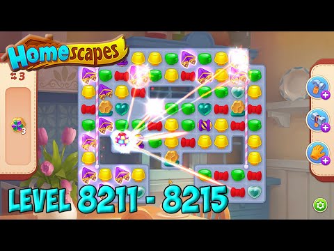Homescapes level 8211 - 8215 🏡 Playrix HD