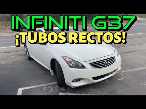 2012 Infiniti G37 3.7L V6 DOBLE ESCAPE con TUBOS RECTOS!