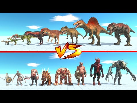 Dinosaurs vs Infernals - Animal Revolt Battle Simulator