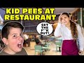 Kid Temper Tantrum Pees At Restaurant KICKED OUT