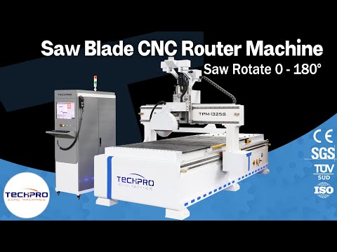 How Does CNC Router with Saw Blade Head Work?