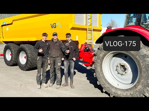FARMVLOG #175 crop protection winter wheat, barn cleaning, VGM tipper