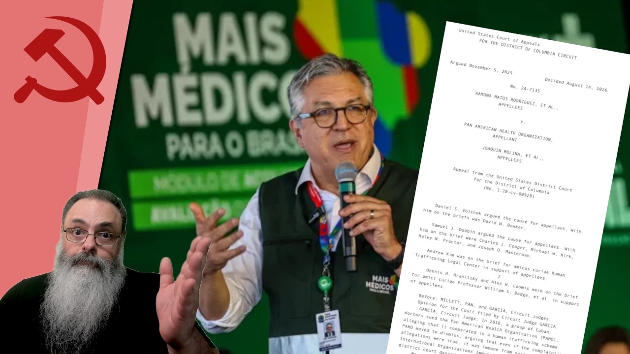 MÉDICOS CUBANOS ESCRAVIZADOS por ALEXANDRE PADILHA processam OPAS/OMS nos ESTADOS UNIDOS