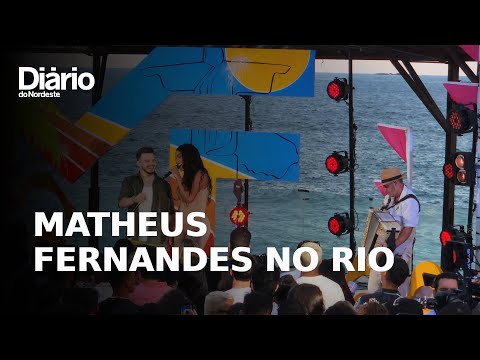 Matheus Fernandes grava DVD no Rio com feats de Ludmilla e Whindersson Nunes
