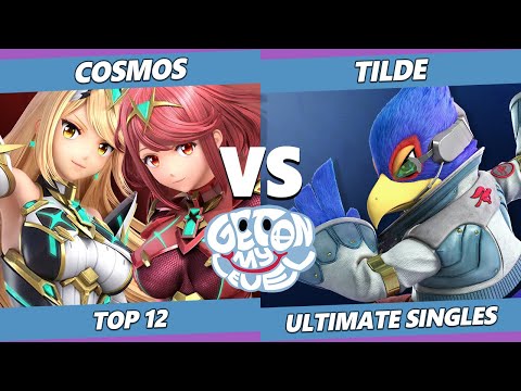 GOML 2022 Top 12 - Cosmos (Pyra Mythra) Vs. Tilde (Falco) SSBU Ultimate Tournament