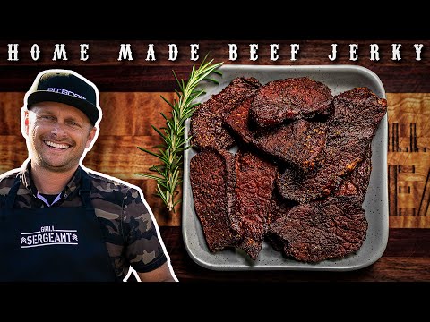The Best Homemade Smoked Beef Jerky Recipe! #beefjerky...