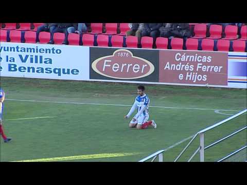 Gol de Chuli (0-1) en el SD Huesca - Recreativo de Huelva - HD