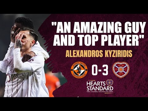 ALEXANDROS KYZIRIDIS | 'Such a big win' and playing with Landry Kabore | Dundee United 0-3 Hearts