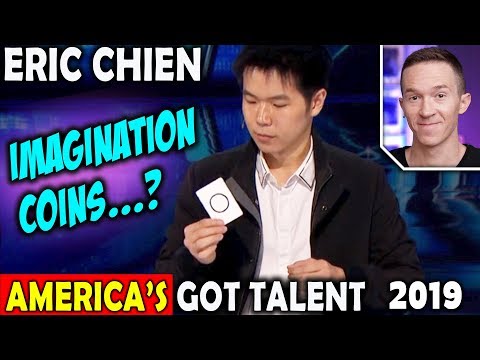 Magician REACTS to Eric Chien IMAGINATION COINS on America's Got Talent 2019