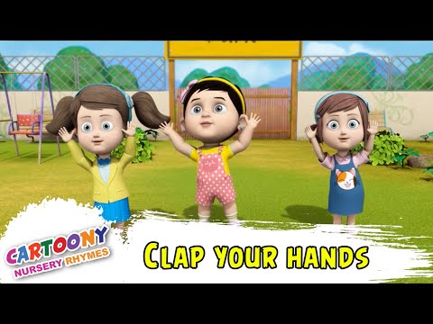 Nyra's Clap Your Hands - Educational Rhymes for Kids | Learning Rhymes for Kids | Cartoony Rhyme