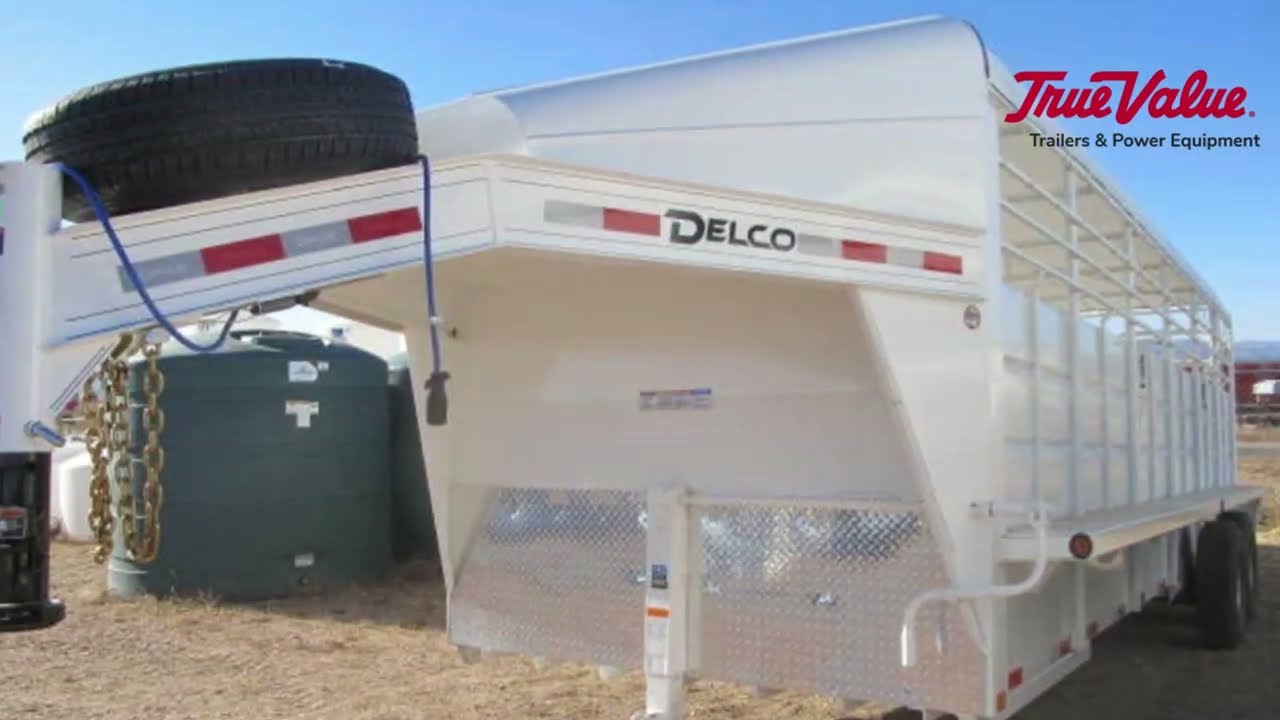2022 Delco Trailers Gooseneck Bar Top Livestock Trailer For Sale in Penrose, CO