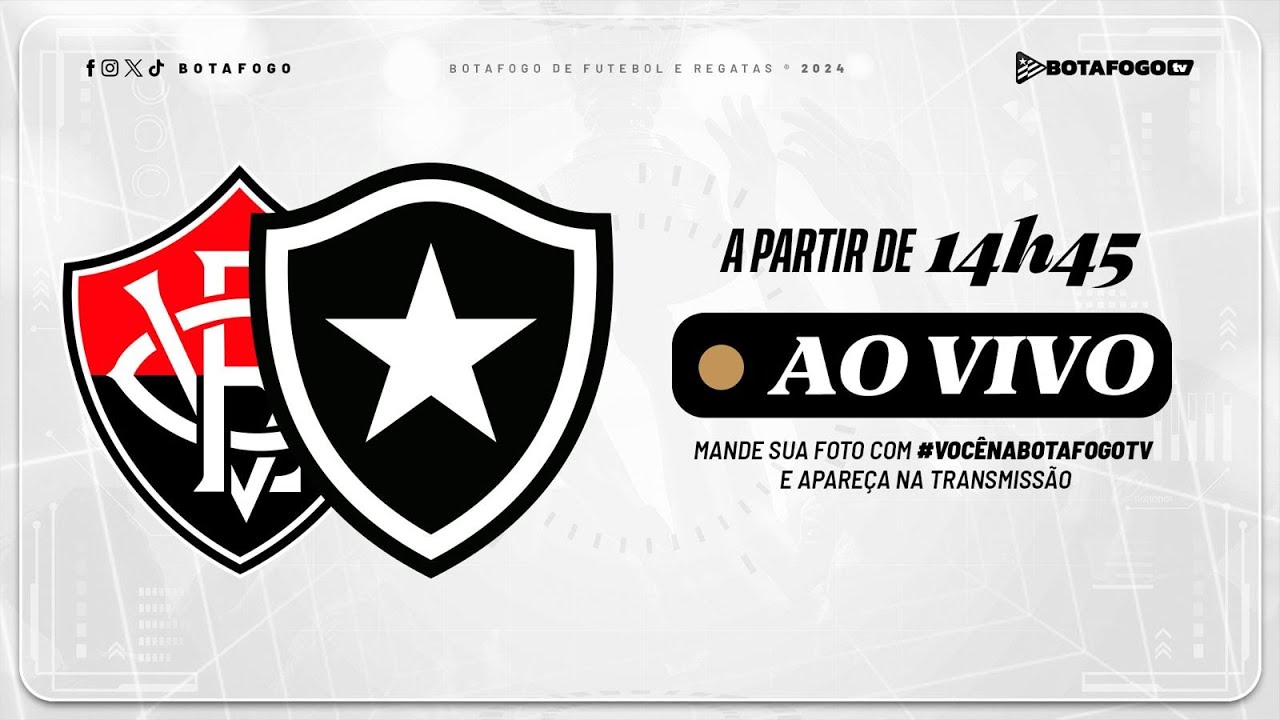 Assista AO VIVO: Botafogo visita o Vitória pelo Campeonato Brasileiro de Aspirantes
