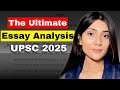 UPSC 2025 Essay Paper Analysis Mains2025