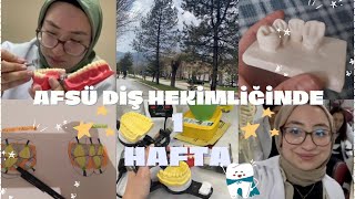AFSÜ DİŞ HEKİMLİĞİ 1.SINIFLARLA BERABER 1 HAFTA🦷👩🏻‍⚕️👨🏻‍⚕️