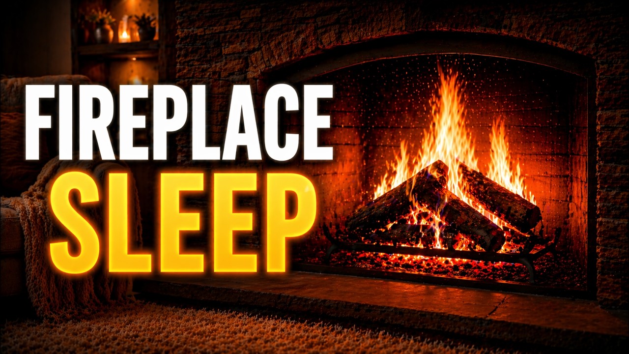 Crackling Fireplace Sounds for Sleep