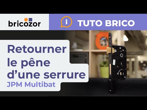 Serrure à larder à cylindre - à rouleau et pêne dormant - axe à 50 mm JPM