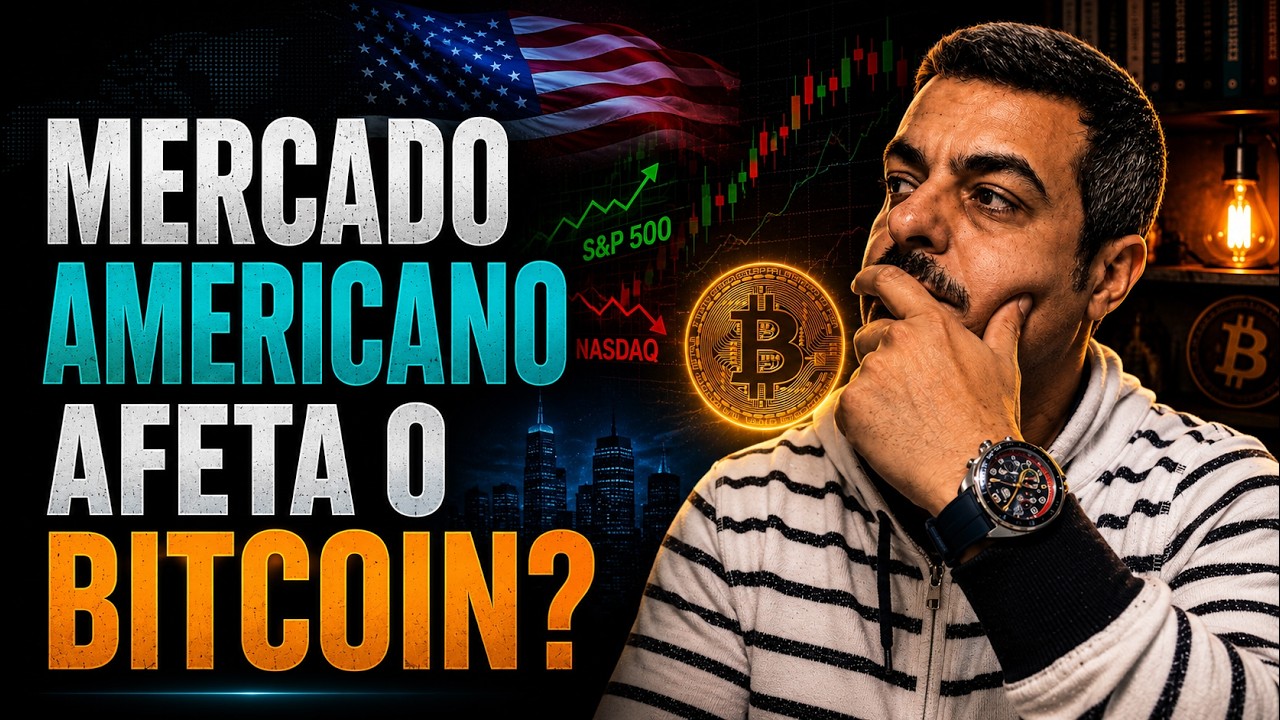 Mercado Americano Afeta o Bitcoin? SP500, Ouro, Petróleo e Taxa de Juros Explicados
