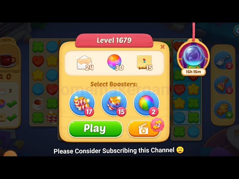 Matchington Mansion Level 1679, Level 1680 & Level 1681(Hard Level)- No Booster Levels - iOS/Android