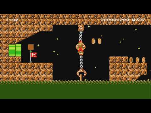 Grabsaw Forest by Farticus - Super Mario Maker 2 - No Commentary 1bu