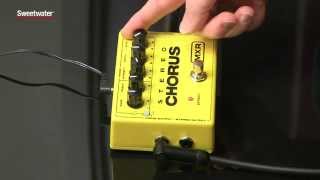 Video thumbnail for MXR Stereo Chorus Pedal Review by Sweetwater Sound by Sweetwater