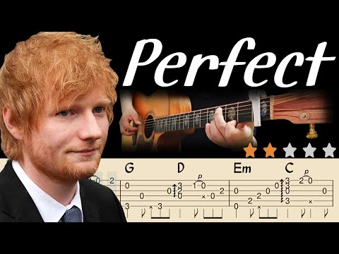 🔴PERFECT - Ed SheeranㅣFingerstyle Guitar TutorialㅣTabs & LyricsㅣBest Romantic Acoustic Guitar Cover