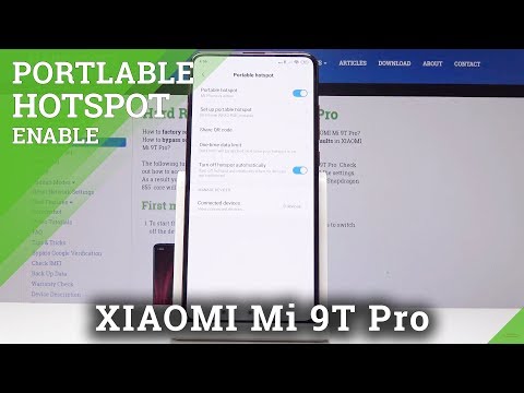 How to Create Wi-Fi Hotspot in Xiaomi Mi 9T Pro - Enable Portable Hotspot