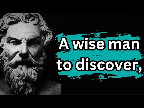 The Ancient Greek Philosopher - Life Lesson You Should Know In Your Youth