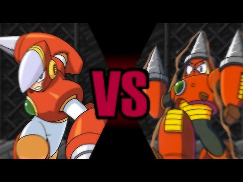 Mega Man - Crash Man Vs. Drill Man (Animation)