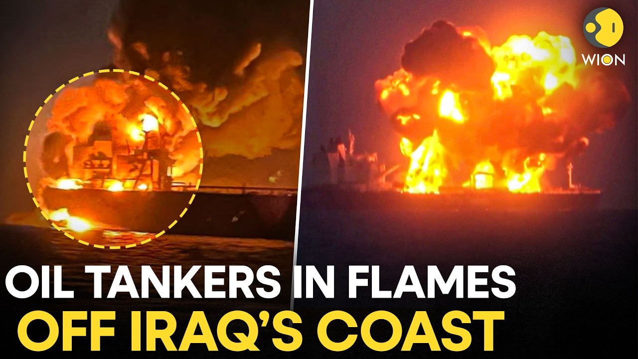 US-Iran War: Two Oil Tankers Attacked Off Iraq's Coast, Gulf On Fire | WION Originals