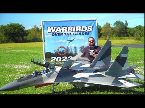 Warbirds Over the Glades event award-winning model of  Sukhoi 30 (Сухой Су-30). RC Jet Turbine.