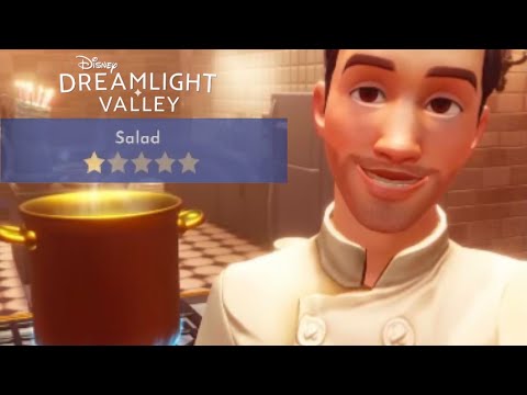 How to make Salad Recipe - Disney Dreamlight Valley