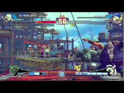 SSF4 AE: Ricky Ortiz (Rufus) vs Marn (Dudley/Yun) - NCR 9 (Top 8)