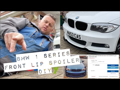 BMW 1 Series Coupe E82 Front Lip Spoiler / Splitter DIY Fitting & Review